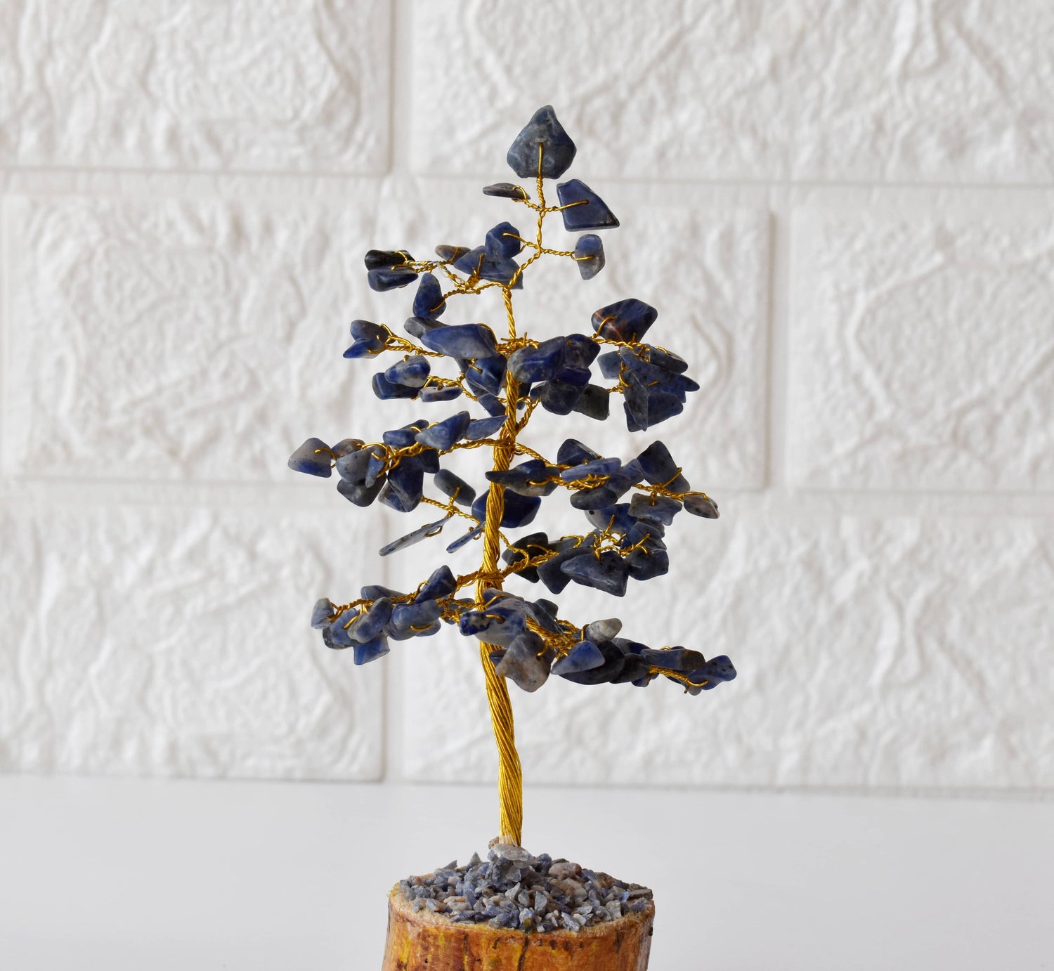 100 Chips Sodalite Crystal Tree
