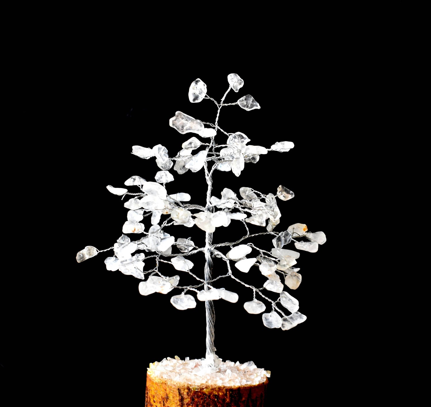 100 Chips Clear Quartz Crystal Tree