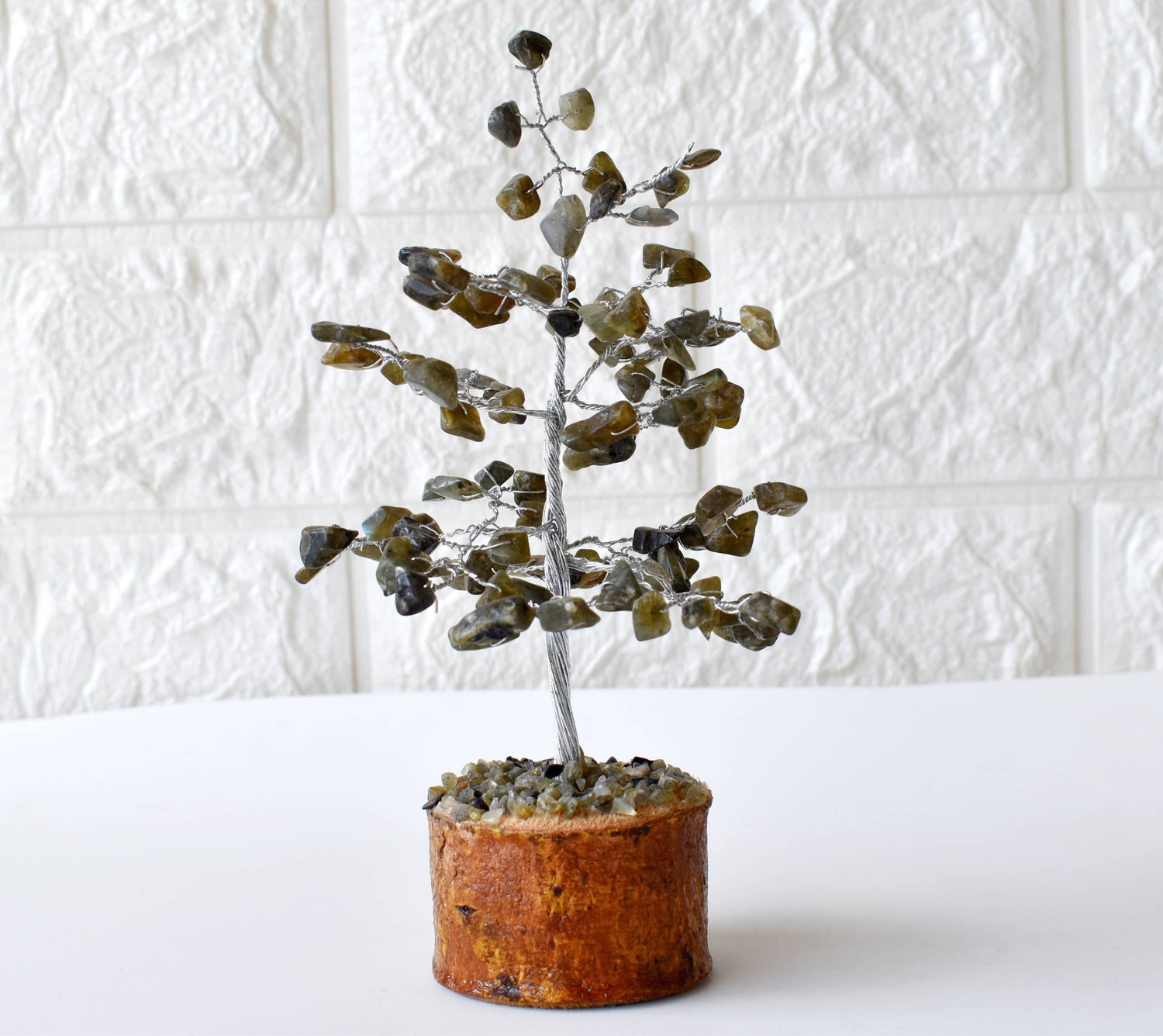 100 Chips Labradorite Crystal Tree