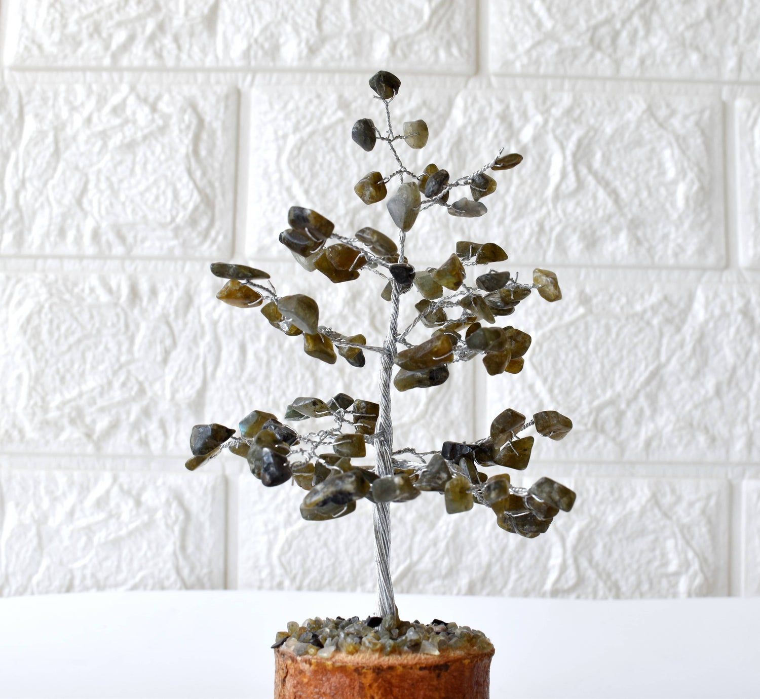 100 Chips Labradorite Crystal Tree
