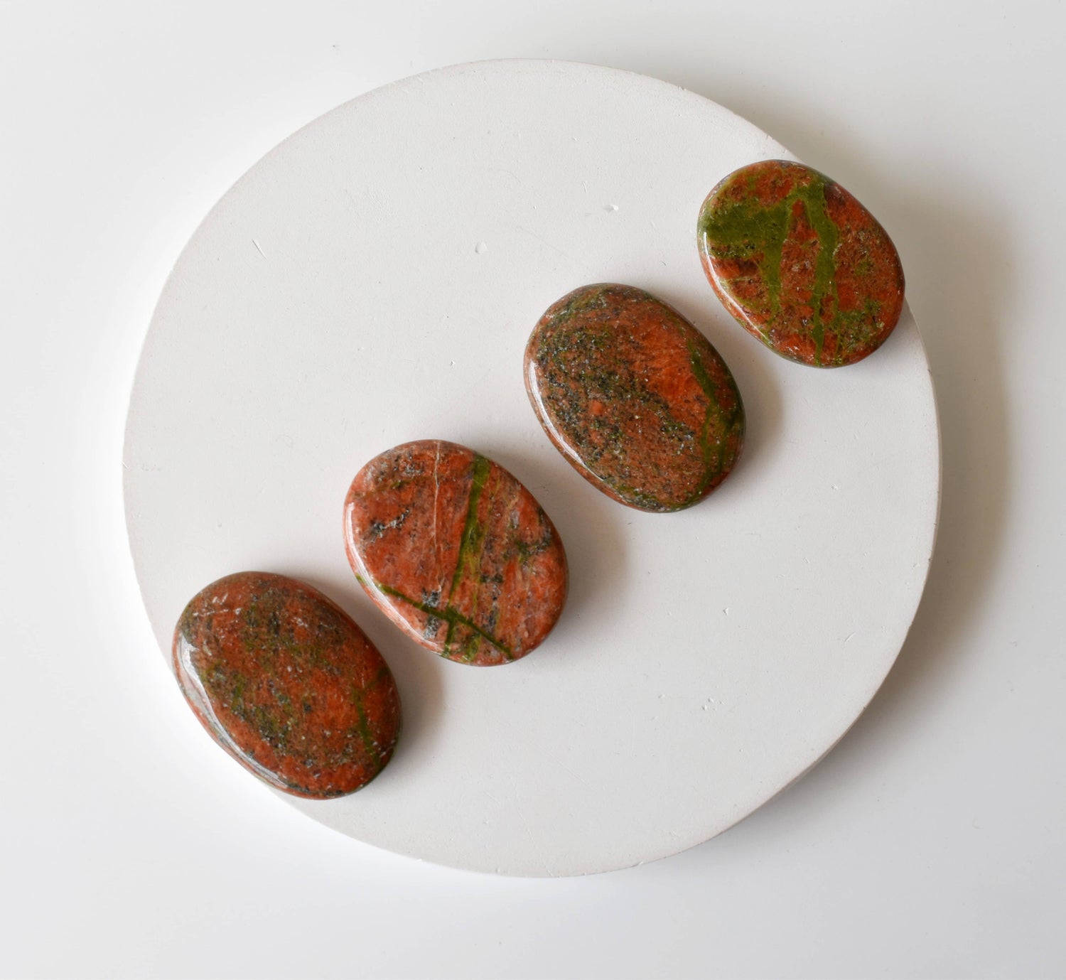 Unakite Pocket Stones