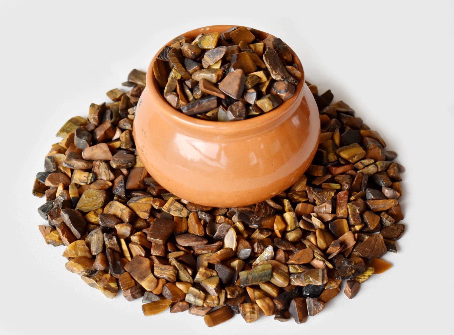 Tiger Eye Gemstone Chips