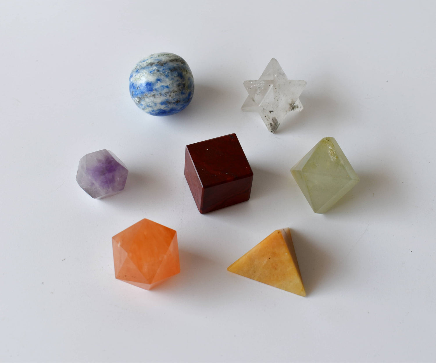 7Chakra Crystals Geometric Set