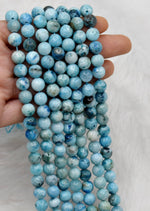 Aragonite A Grade Round Beads-hand