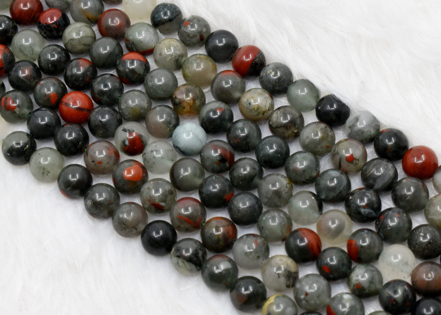 Natural Conglomerate Round Beads