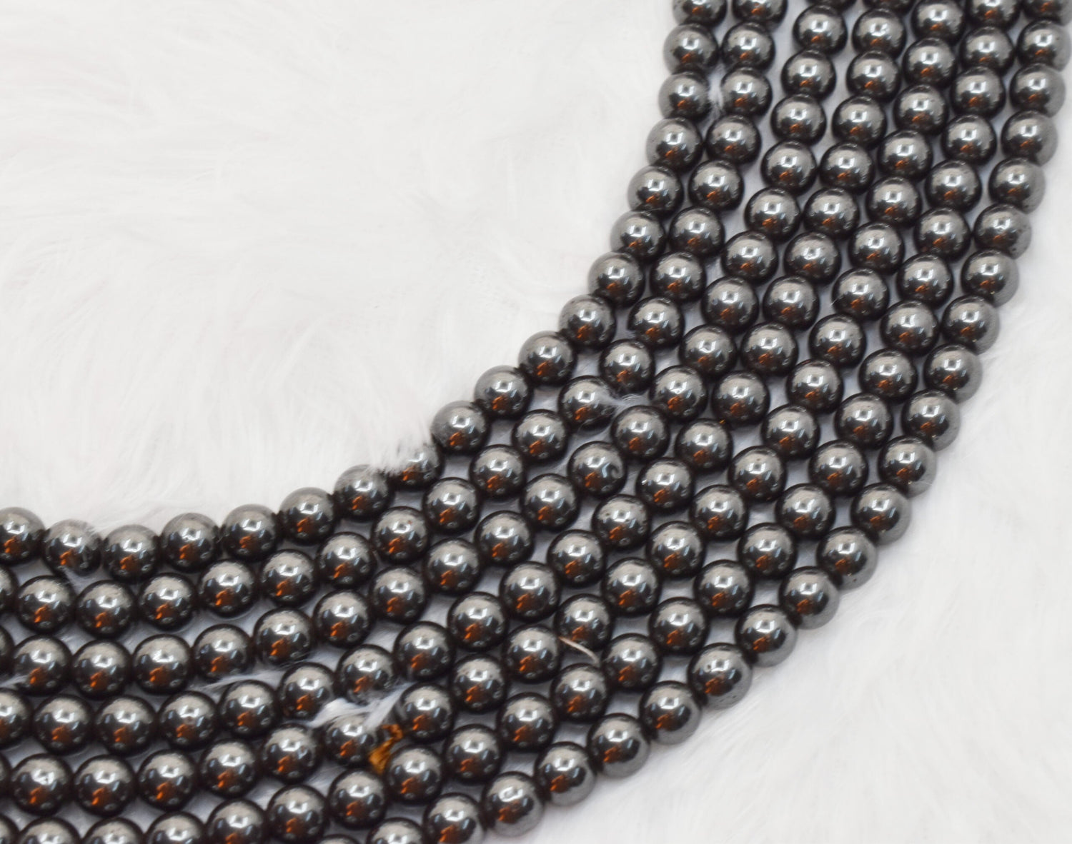 Shungite Elite Beads, Natural Round Crystal Beads 6mm to 10mm