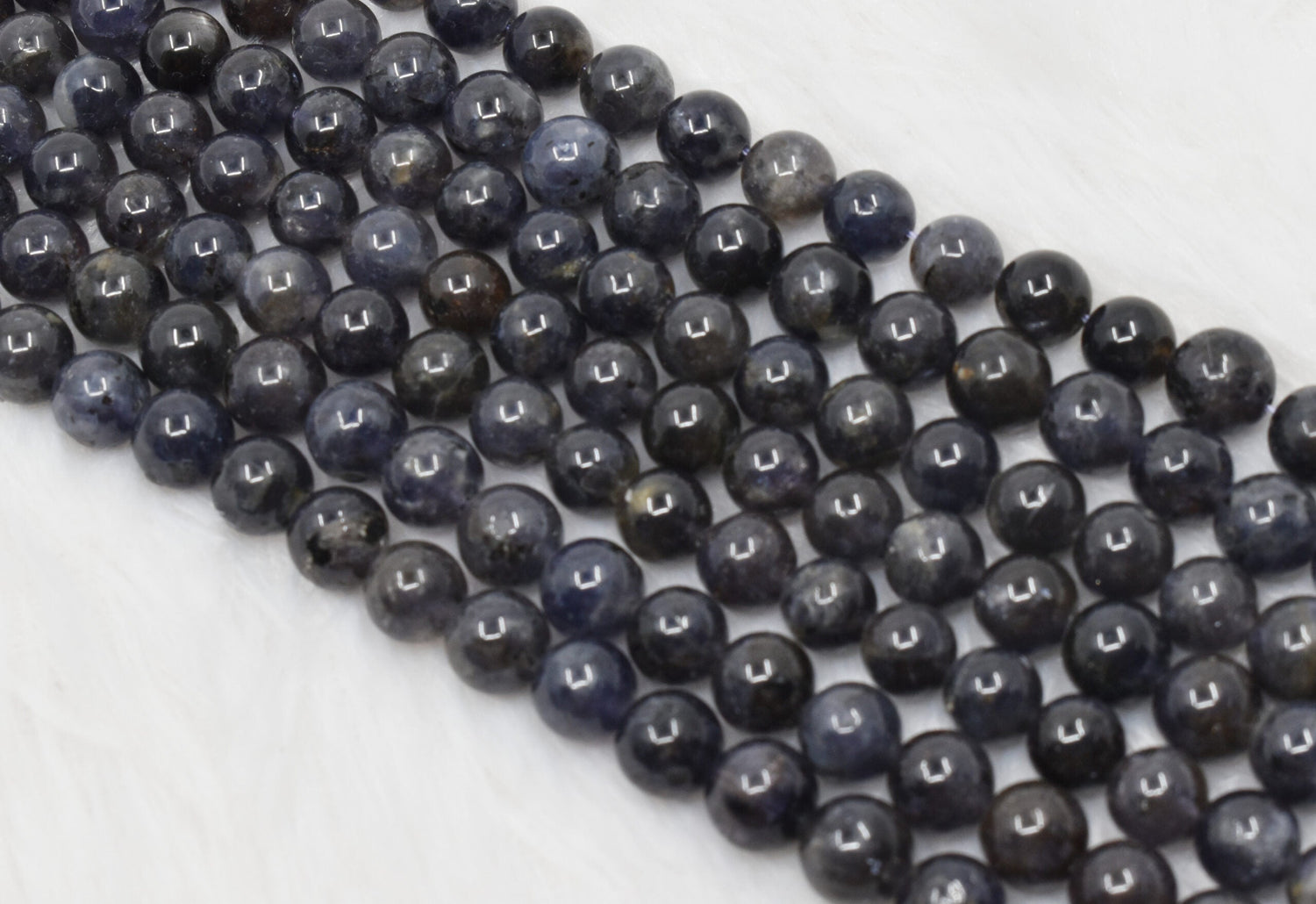 Iolite Round Beads