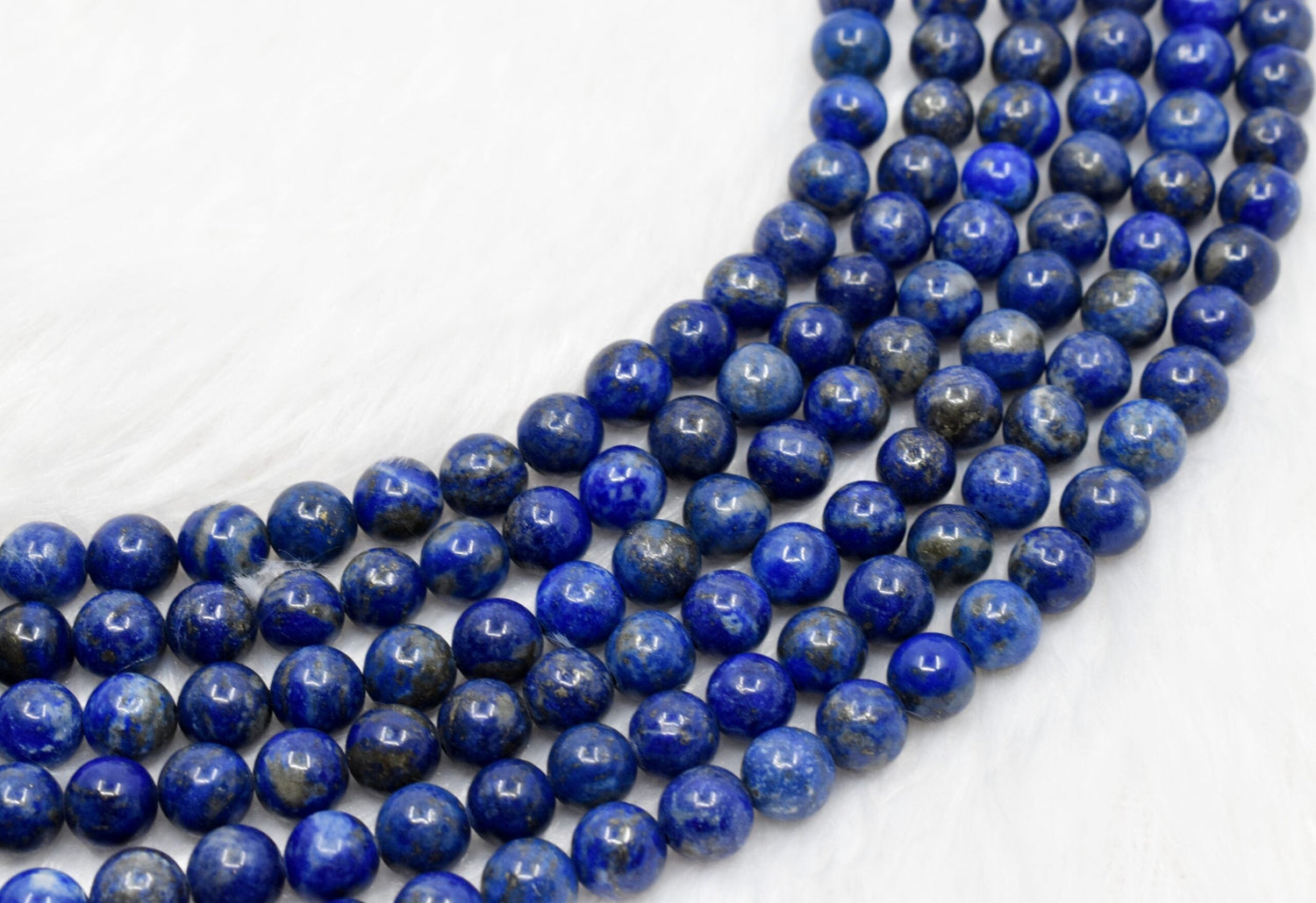 Natural Lapis Lazuli Round Beads
