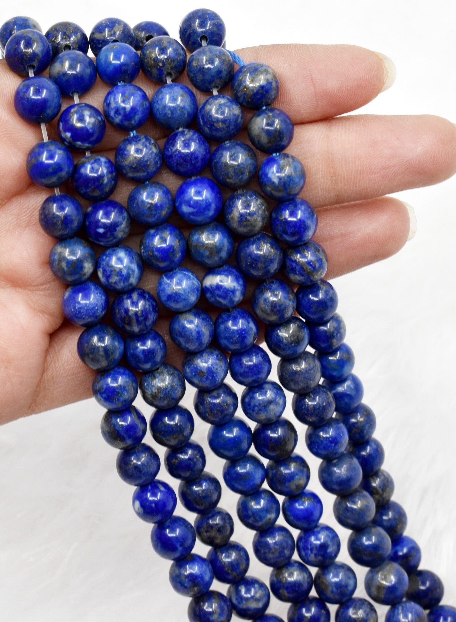 Natural Lapis Lazuli Round Beads