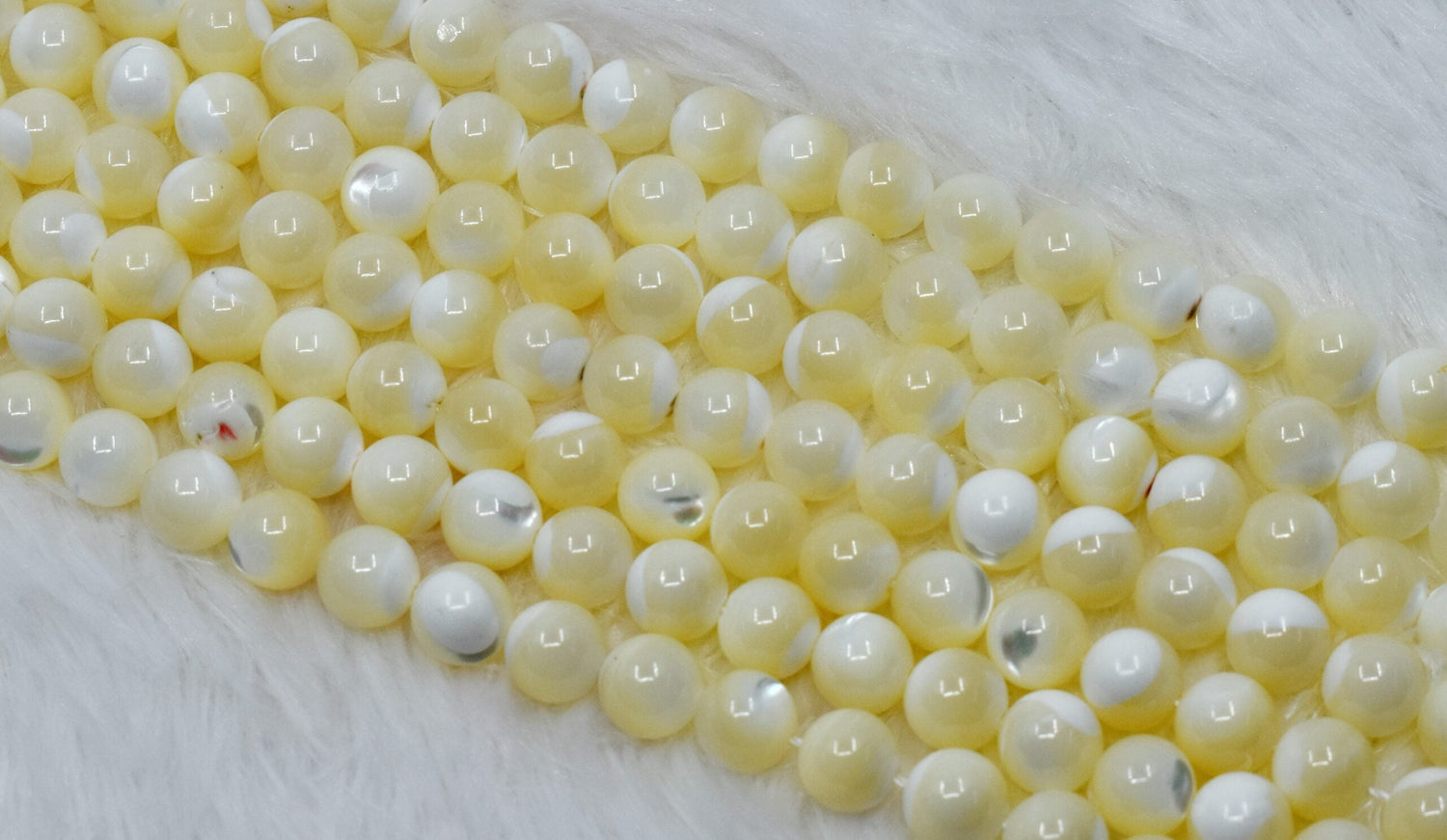 MOP Star Round Beads