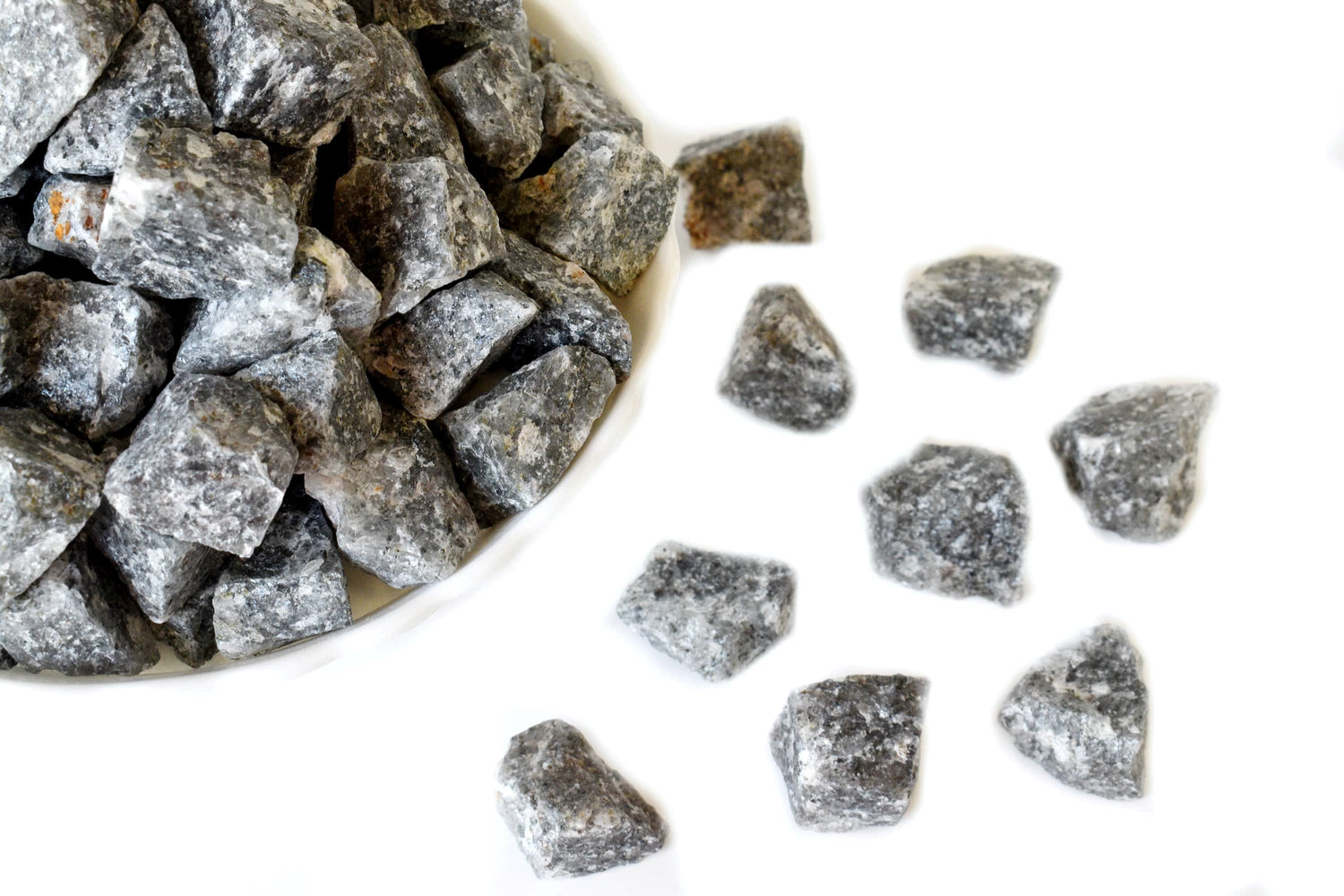Black Rutile Rough Rocks