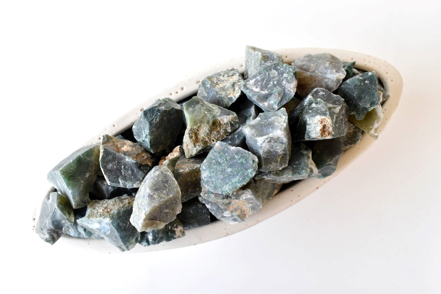 Moss Agate Rough Rocks