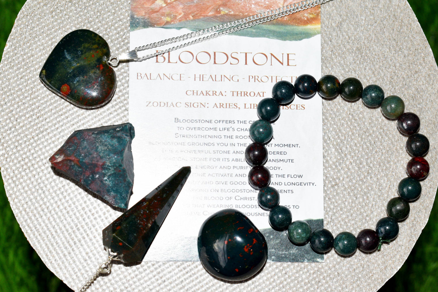 Bloodstone Crystal Gift Set