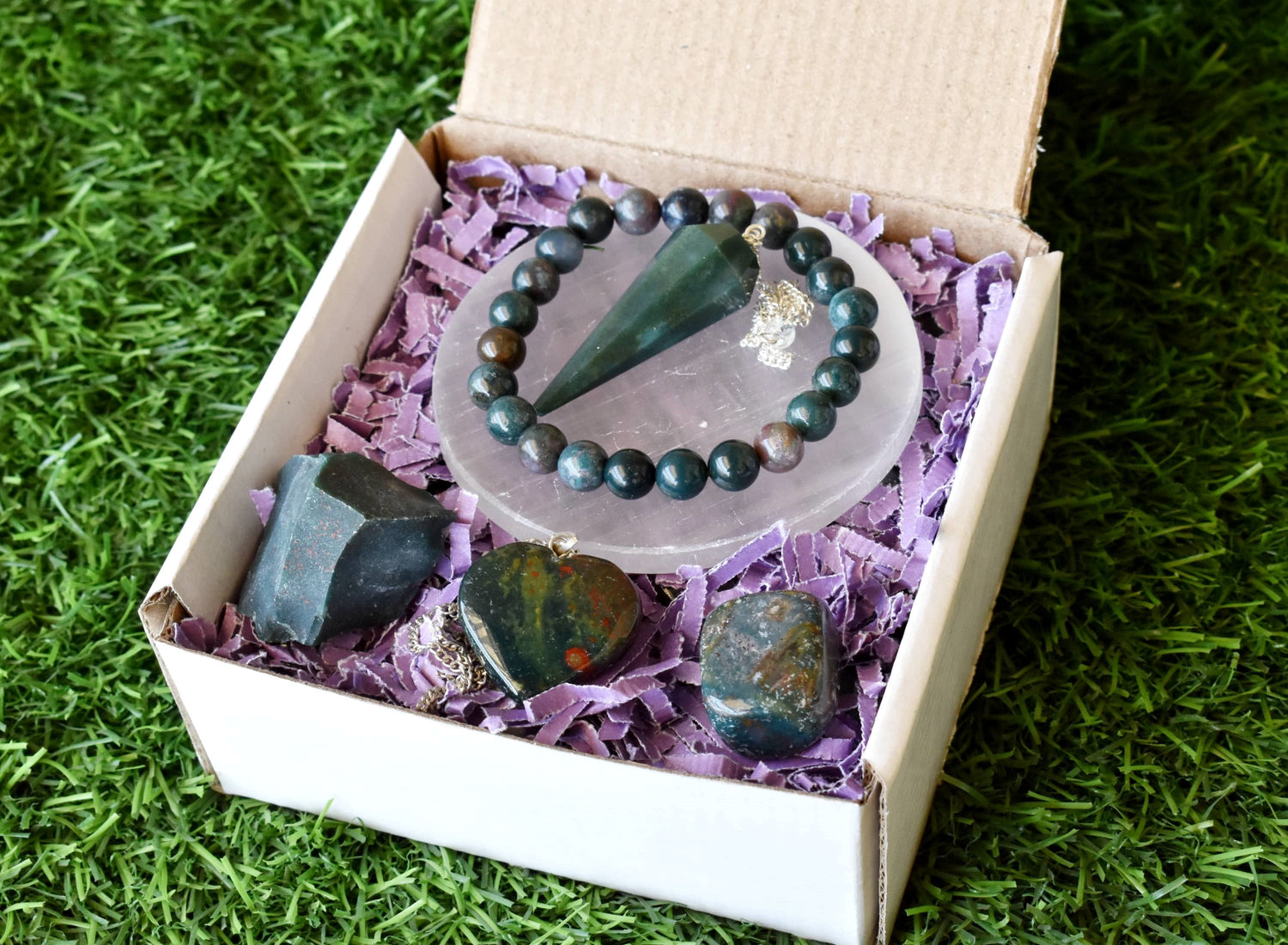 Bloodstone Crystal Gift Set