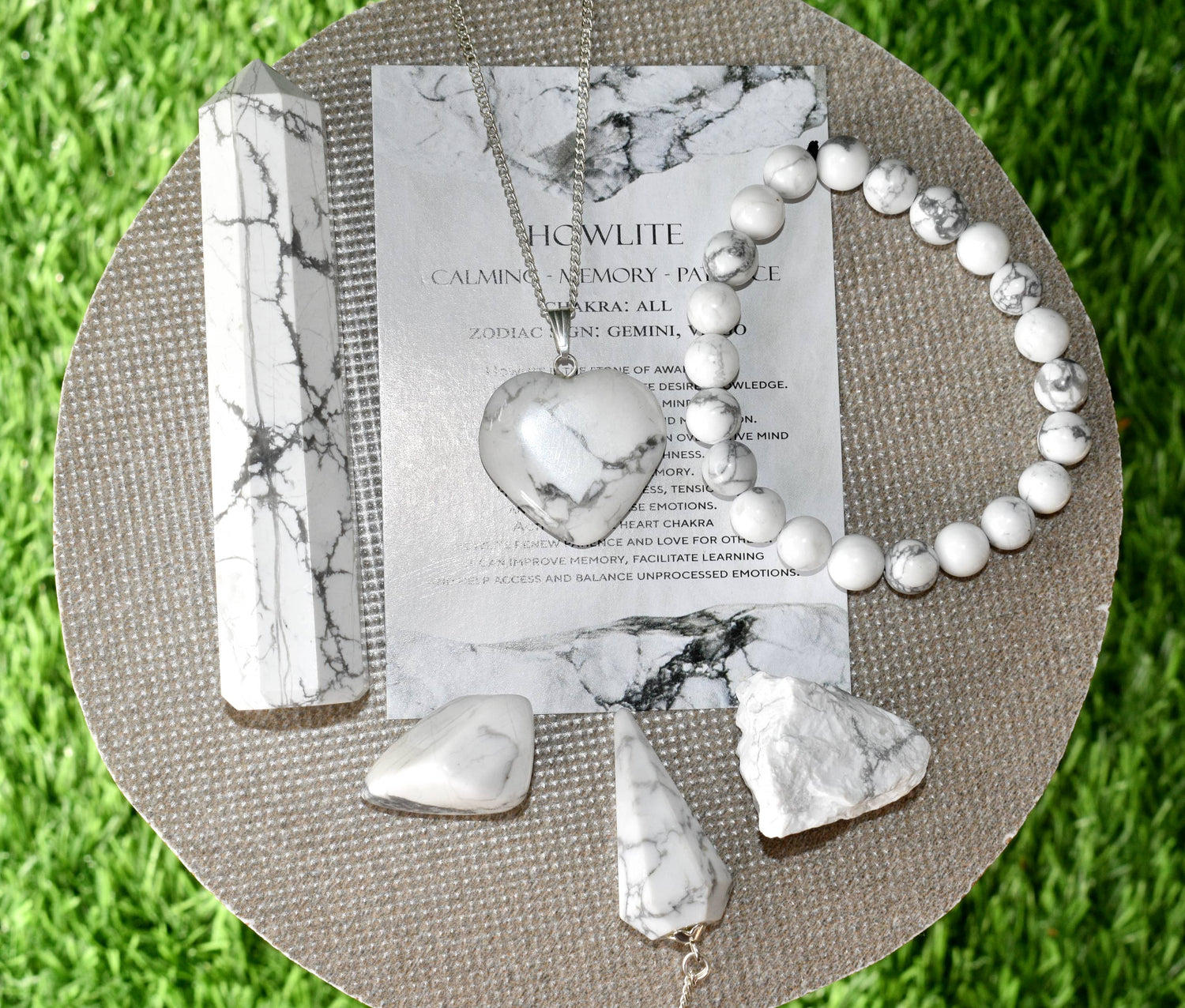 Howlite Crystal Gift Set