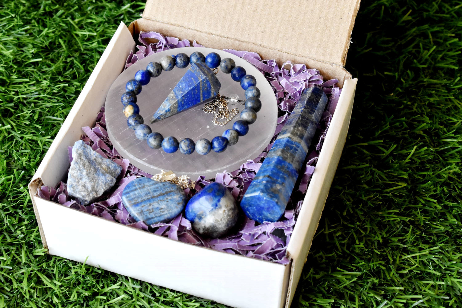 Lapis Lazuli Crystal Gift Set