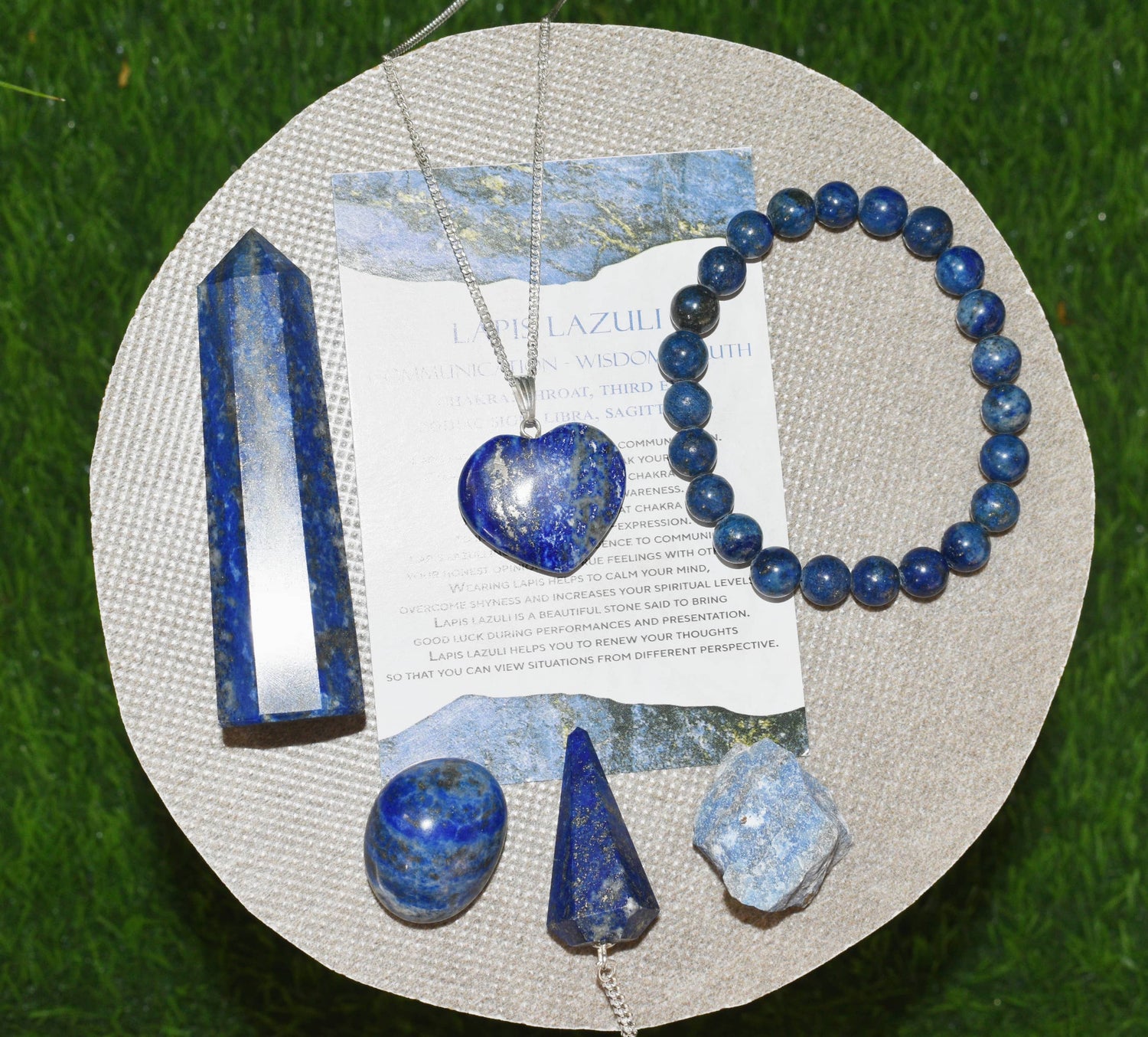 Lapis Lazuli Crystal Gift Set