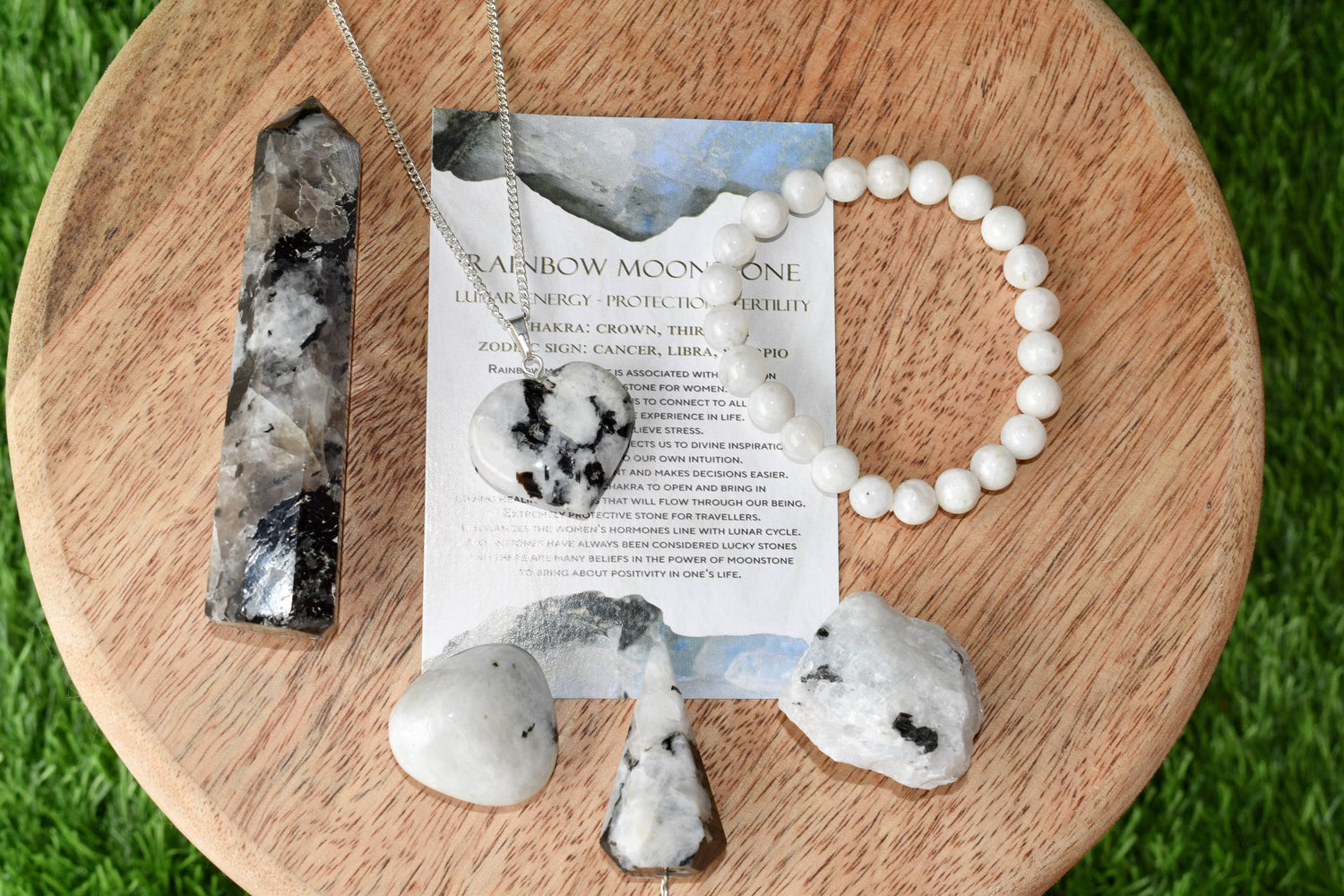 Rainbow Moonstone Crystal Gift Set