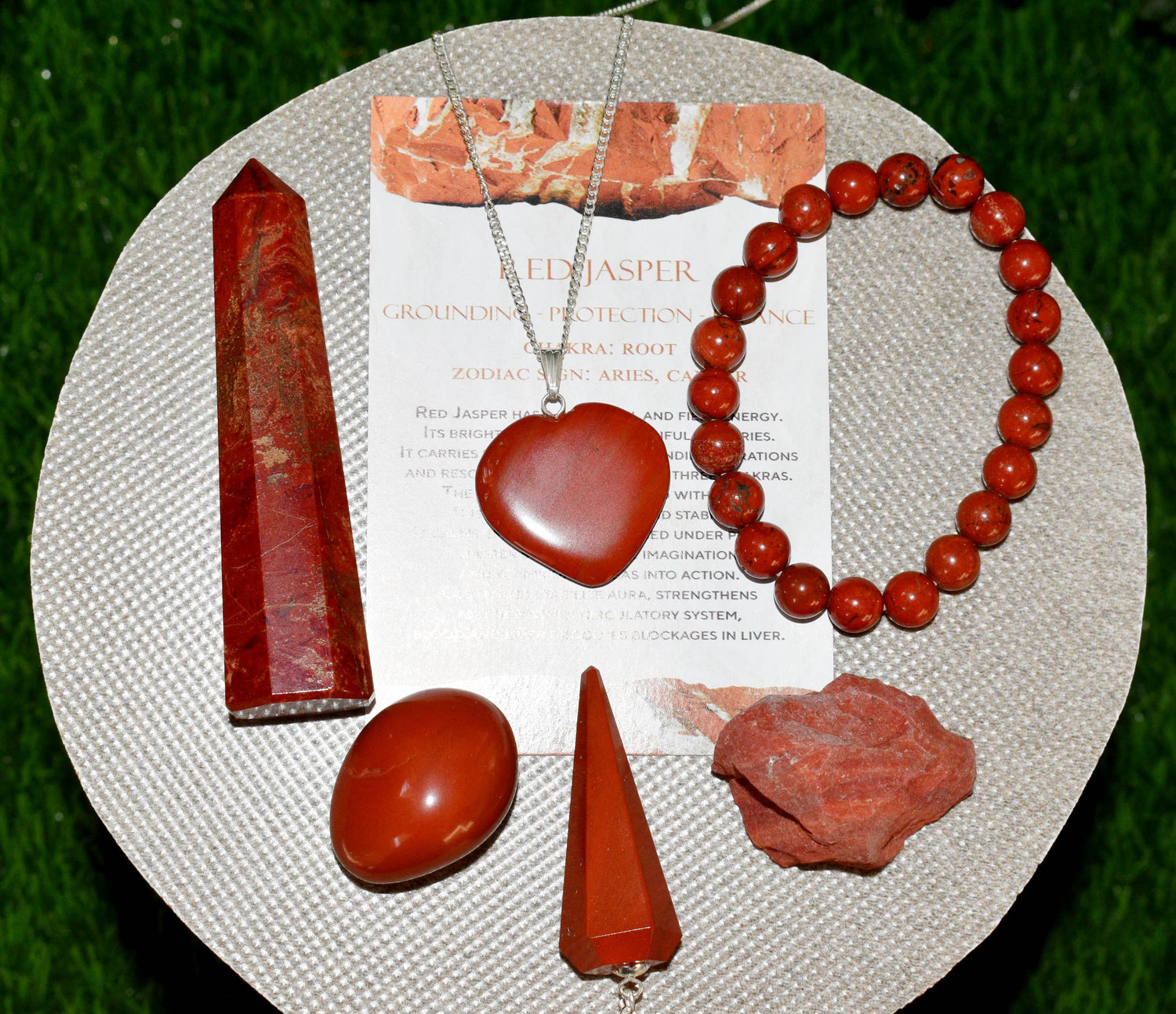 Red Jasper Crystal Gift Set