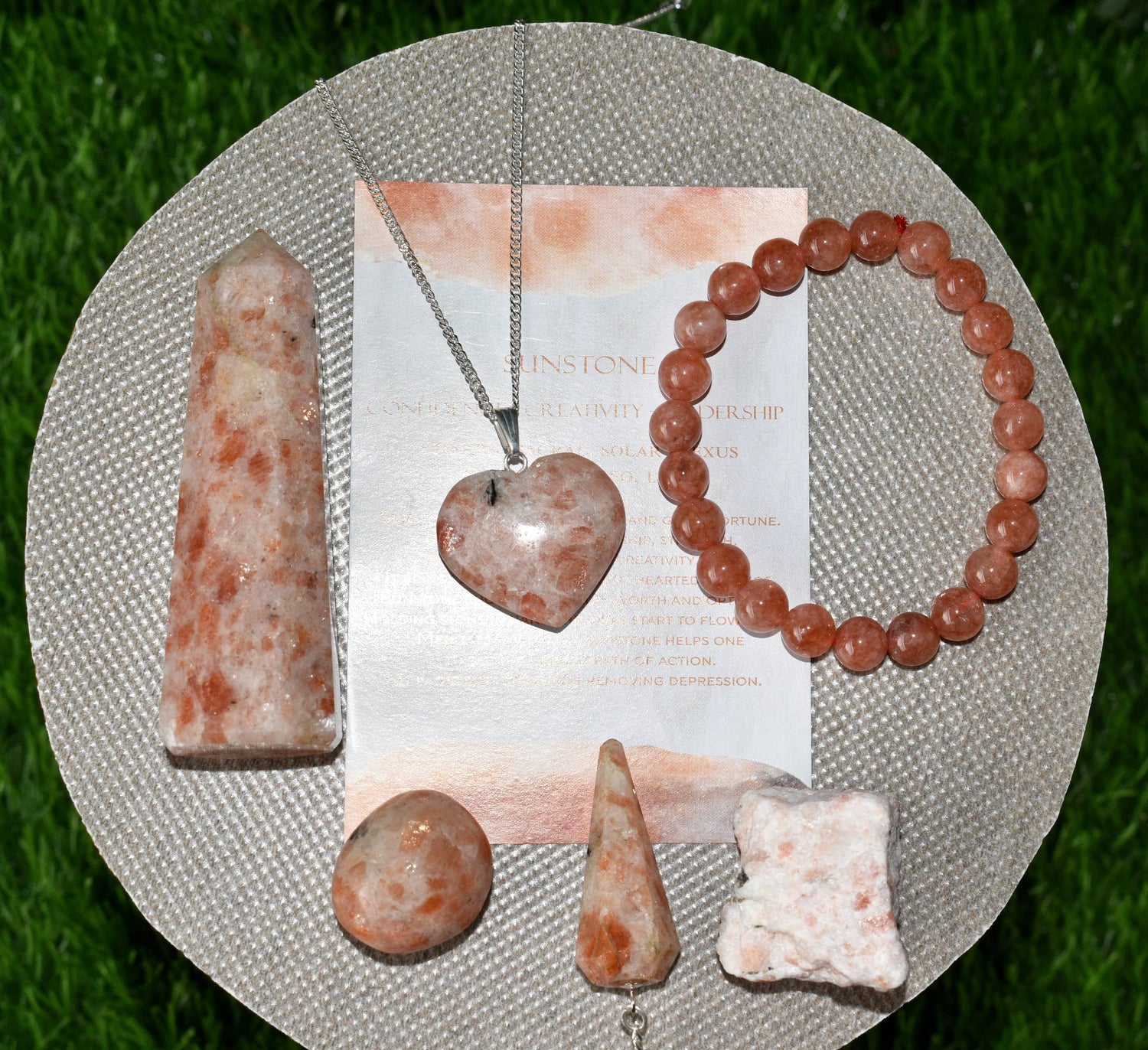 Sunstone Crystal Gift Set