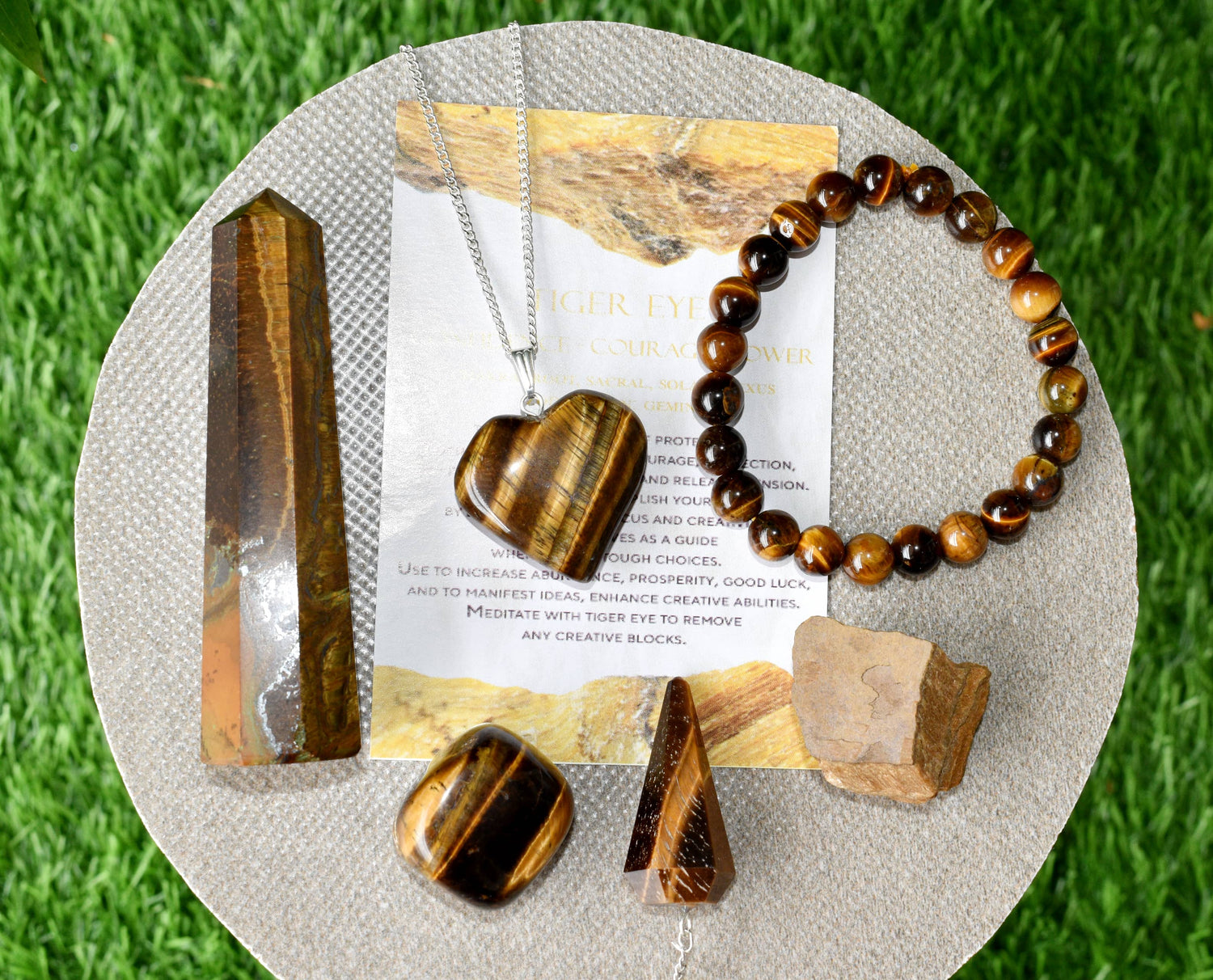Tiger Eye Crystal Gift Set