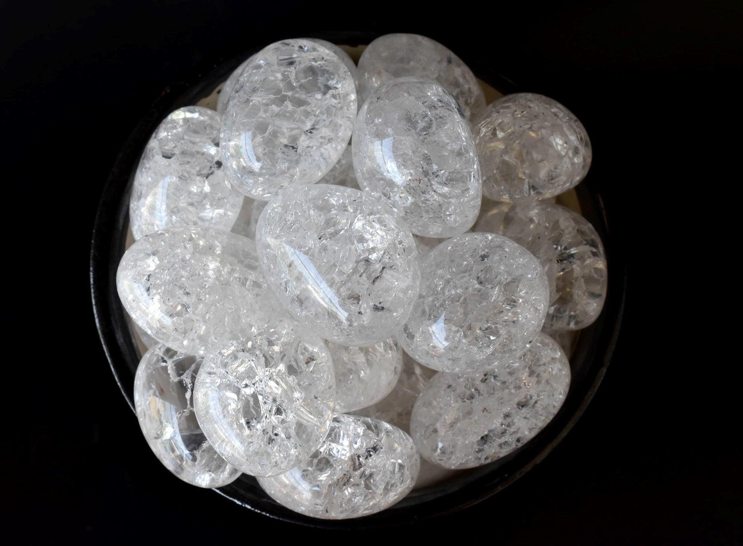 Crack Crystal Tumbled Stones