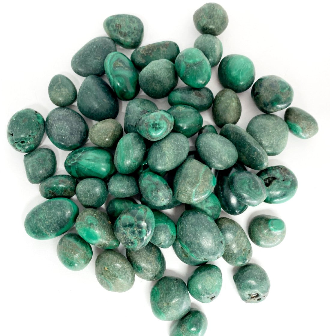 Malachite Tumbled Stones