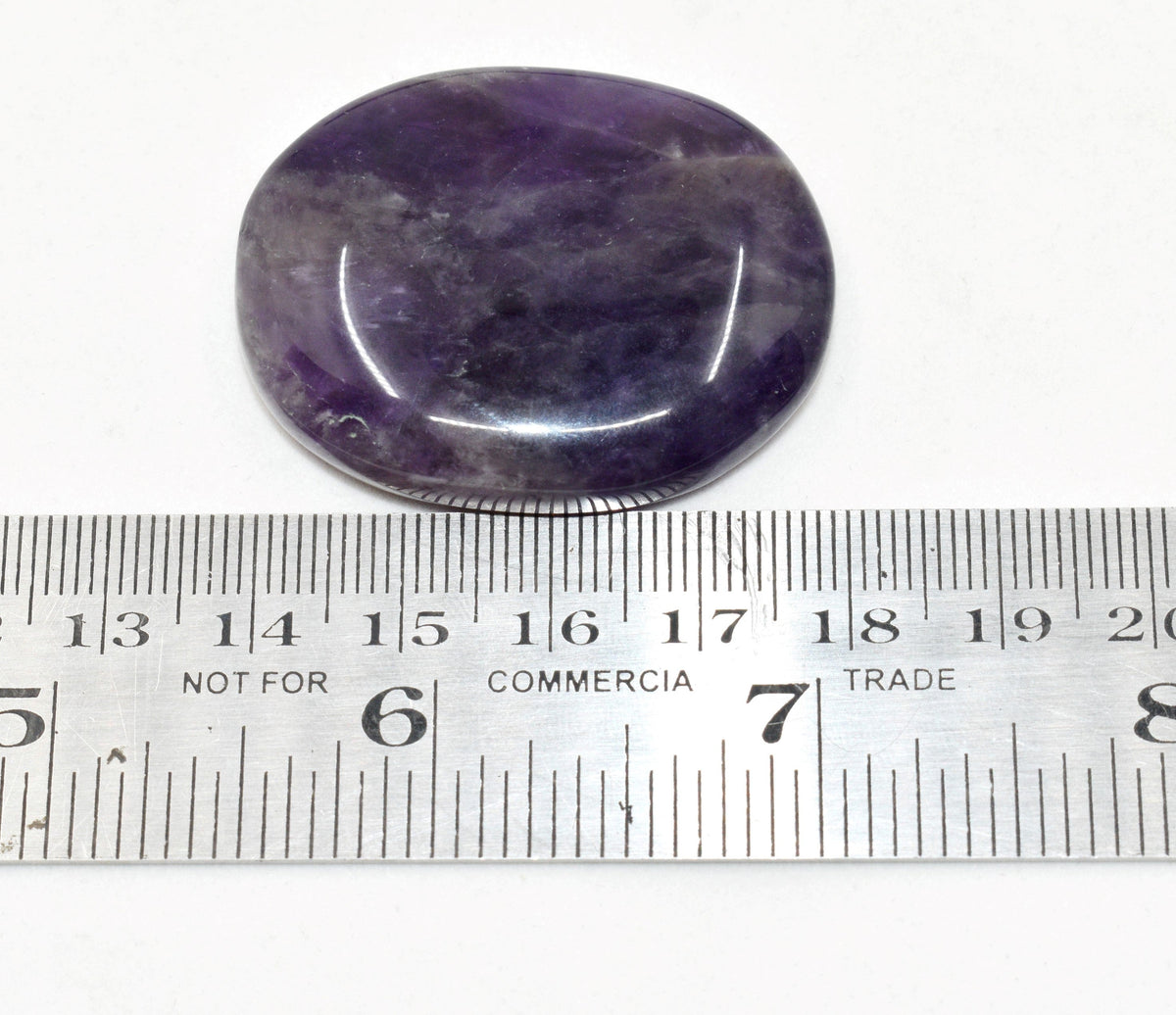 Amethyst Worry Stone for crystal healing-one piece