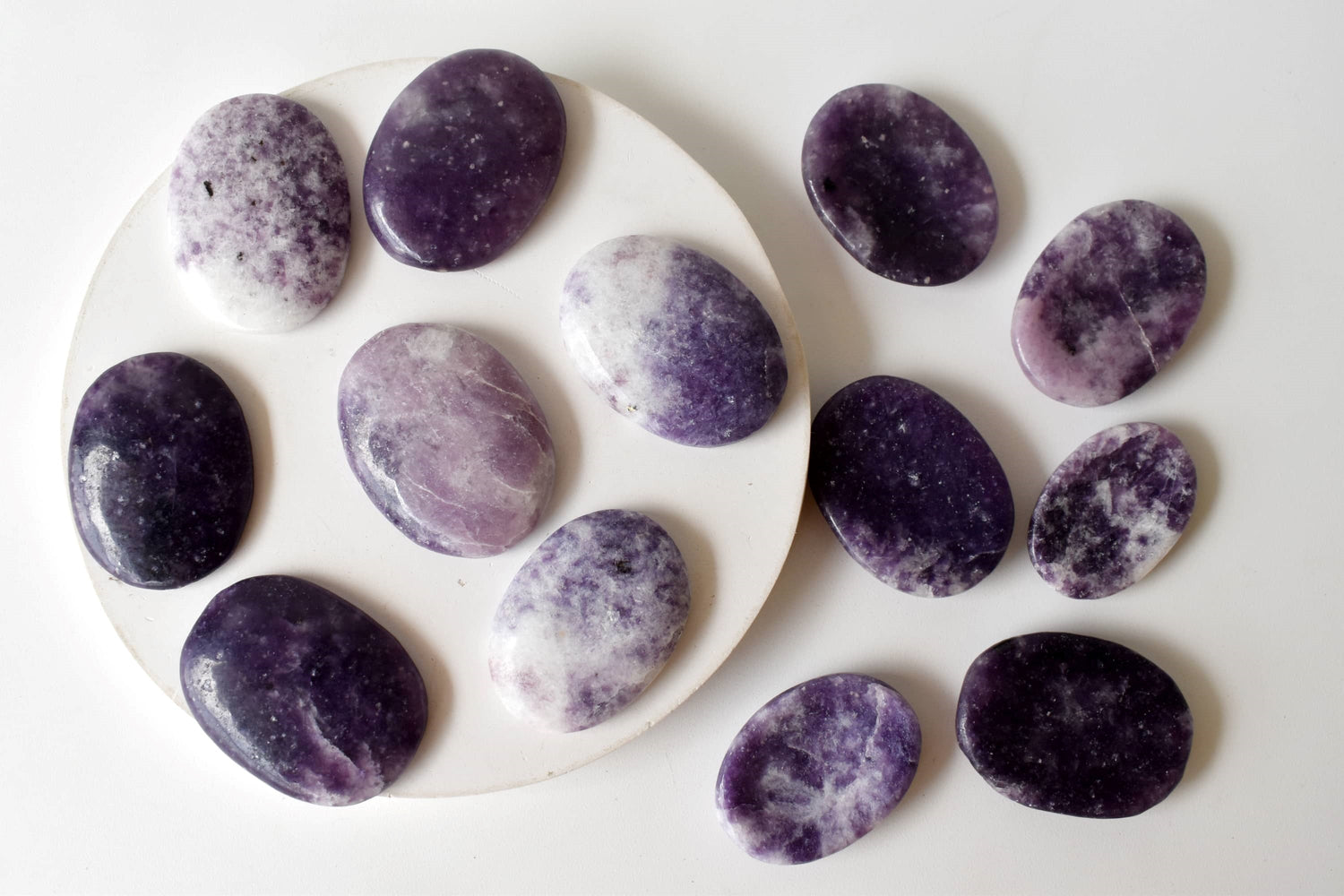 Lepidolite Worry Stone, Pocket Stones